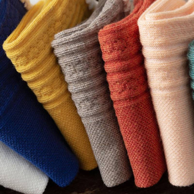 Vớ Thuyền cotton Màu Trơn Miệng Nông Dễ Thương Phong Cách Nhật Bản Cho Nữ