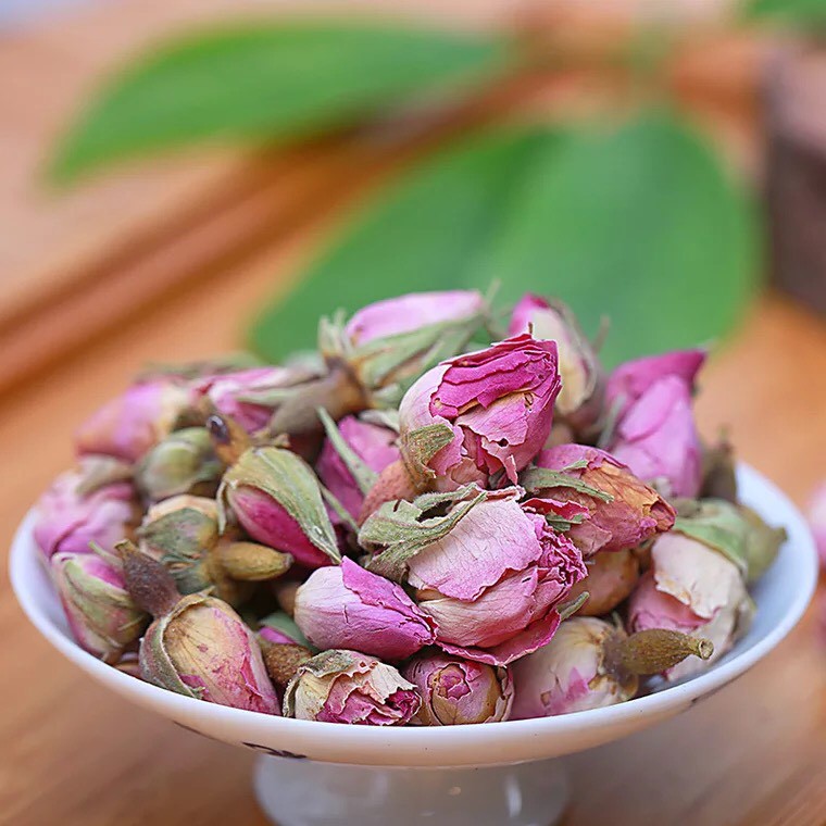 Trà hoa hồng Iran - nụ hoa hồng khô Iran túi 100g