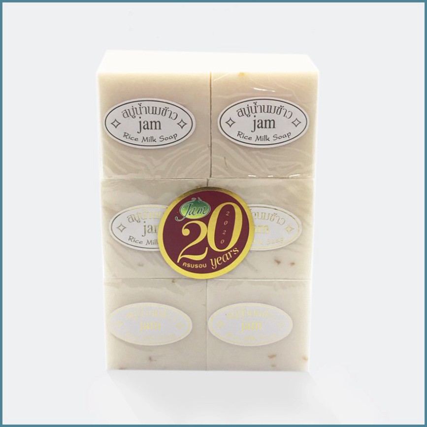 Xà Phòng Cám Gạo Trắng Da Thái Lan JAM RICE MILK SOAP 65gr | BigBuy360 - bigbuy360.vn