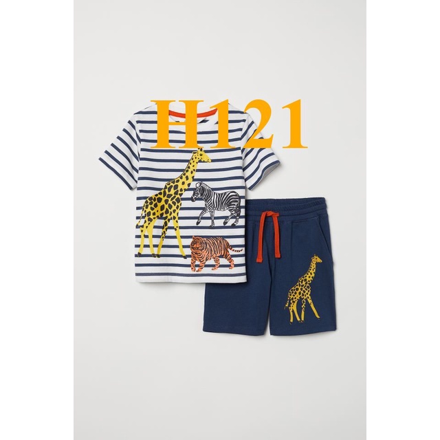 Mã H121: Set bộ bé trai và bé trai chất cotton siêu đẹp