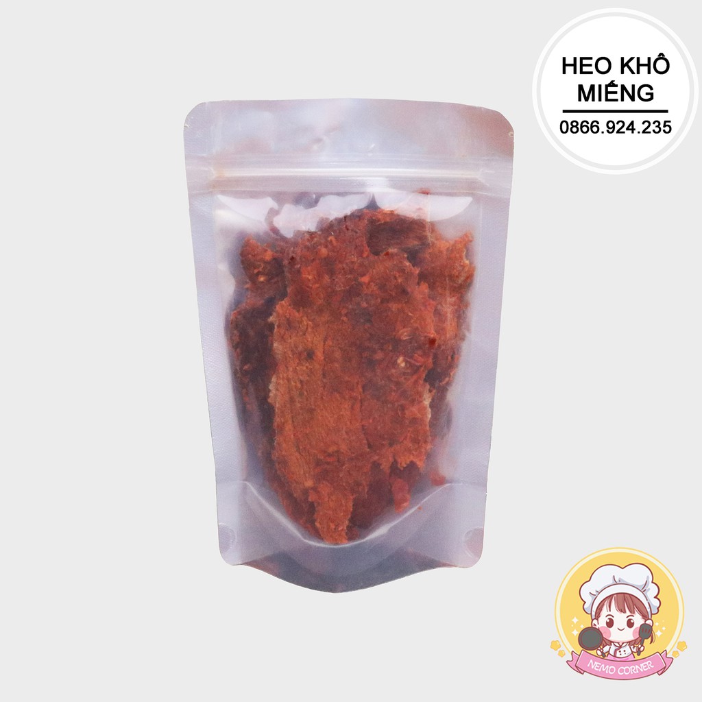 [Hàng Loại 1] KHÔ HEO MIẾNG MỀM Túi zip 500g. Đồ ăn vặt loại Đặc Biệt nhà làm, rẻ vô địch. Heo khô cháy tỏi, Heo khô sợi