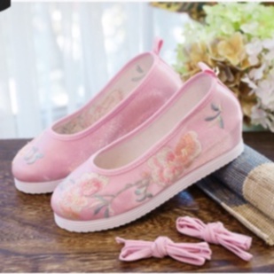 Giày cổ trang Trung Quốc, giày Hanfu mũi tròn mẫu mới 2023