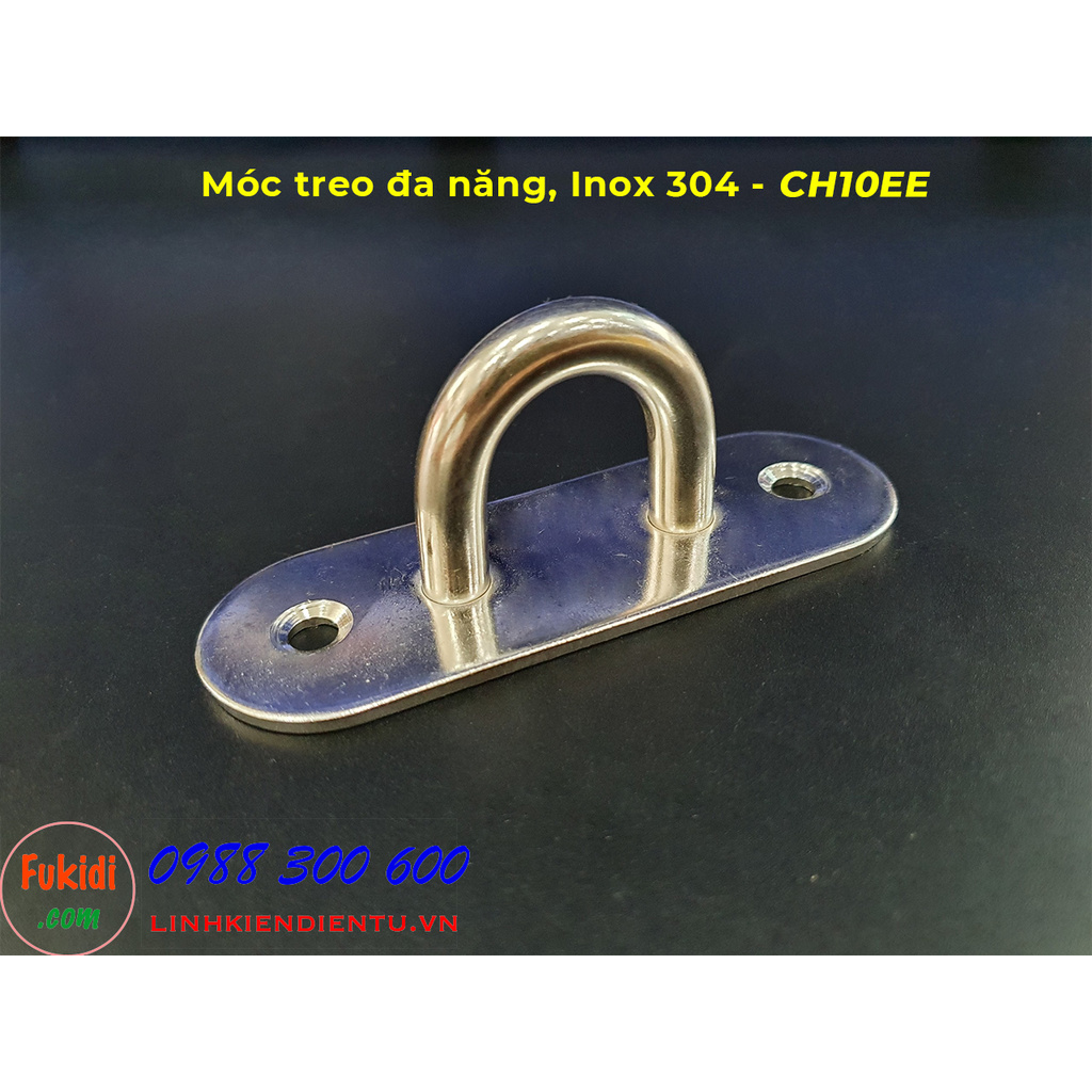 Móc treo ghế đu, xích đu, treo quạt trần inox 316 size M5, M6, M8, M10 - CHEE