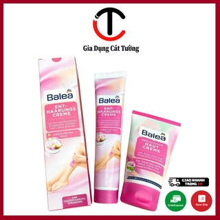 Combo Kem Tẩy Lông Và Kem Dưỡng Sau Wax Làm Dịu Da Balea Nhập Đức Chính Hãng