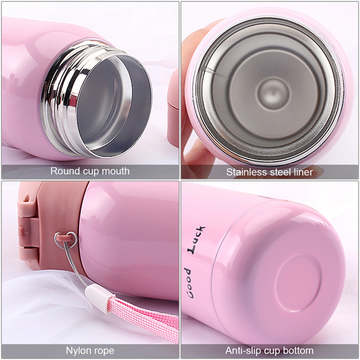 THERMOS Bình Nước Giữ Nhiệt Bằng Thép Không Gỉ Dung Tích 200ml | BigBuy360 - bigbuy360.vn