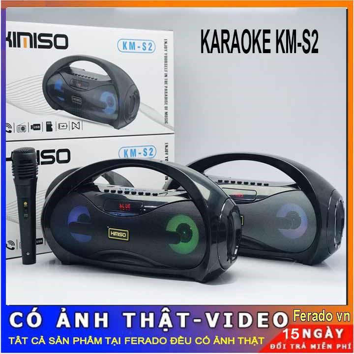 Loa karaoke xách tay Kimiso KM-S2 bluetooth có mic