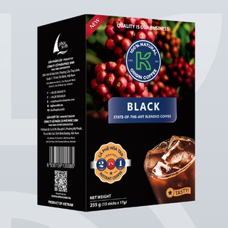 [Mã SKAMLTSM9 giảm 10% đơn 99K] Cà Phê Hòa Tan K Coffee Black 2in1 (255g / Hộp), Cà Phê Phúc Sinh