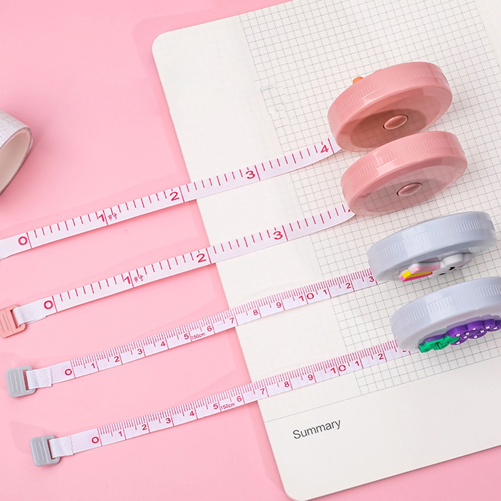 1 Thước Dây Mềm Họa Tiết Trái Cây Hoạt Hình Màu Ngẫu Nhiên Màu Sắc