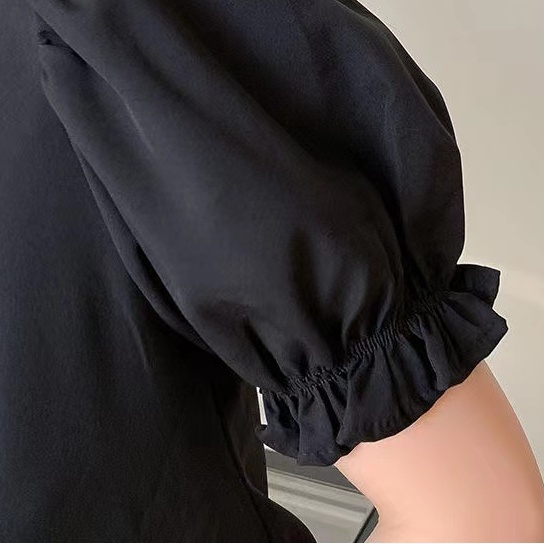 Đầm Chữ A Tay Phồng Thời Trang Hàn Quốc Dành Cho Nữ