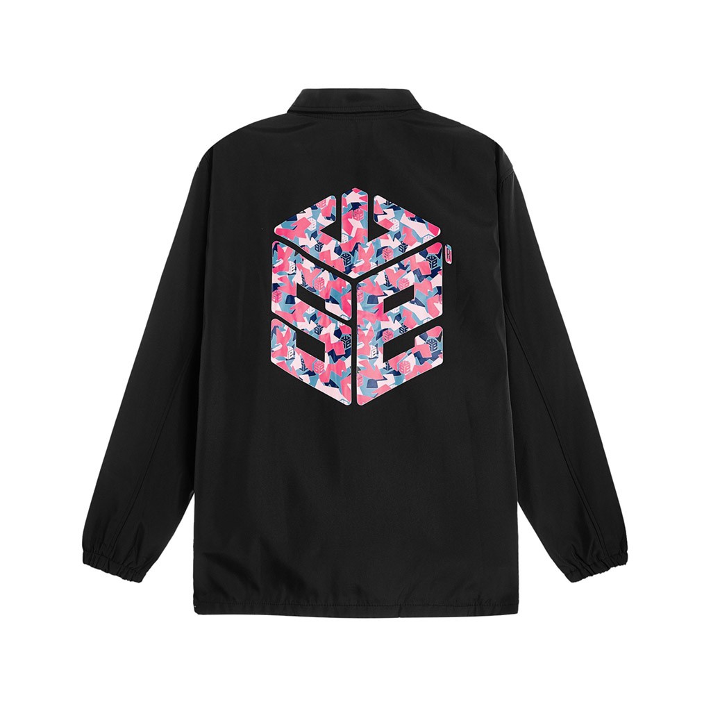 Áo Khoác Dù Nam Nữ 2 LỚP SWE CAMO Unisex màu đen - Áo khoác gió nam nữ chống nước Leevin  | BigBuy360 - bigbuy360.vn