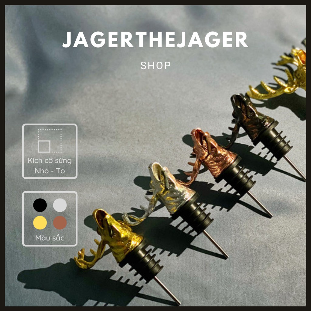 Vòi rót rượu đầu hươu Jagermeister | Jager