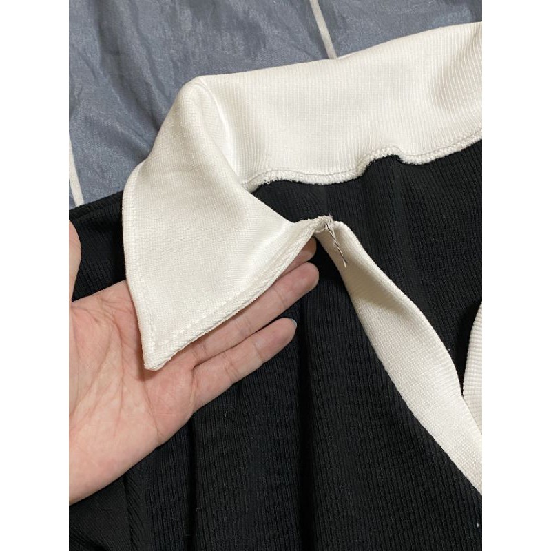 Váy polo body tay ngắn [ẢNH THẬT CUỐI] Chất len tăm co dãn cực xịn xò và cực tôn dáng- FREESHIP | BigBuy360 - bigbuy360.vn