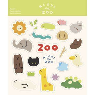 Hình dán acohi zoo sticker