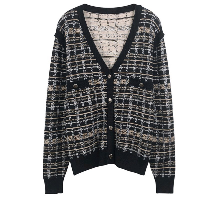 Blackpink Jennie Knit Cardigan Long-Sleeved Slim Korean Autumn Sweater Coat sweater Top