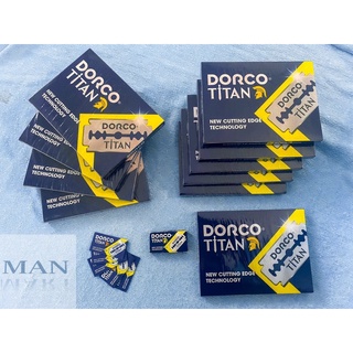 Lưỡi lam hớt tóc dorco titan hộp 1000 dao lam titan
