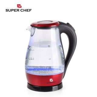 Ấm Siêu Tốc Thủy Tinh 1.7l Super Chef Cao Cấp, Siêu An Toàn