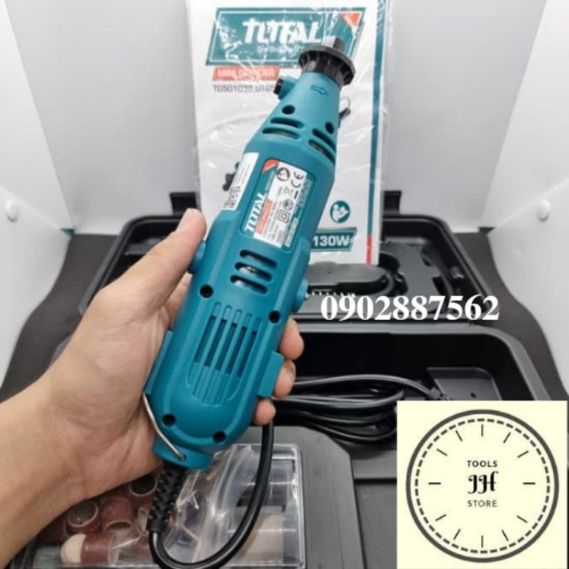 Máy mài khuôn mini 130W Total TG501032 chính hãng có đầu phụ kiện
