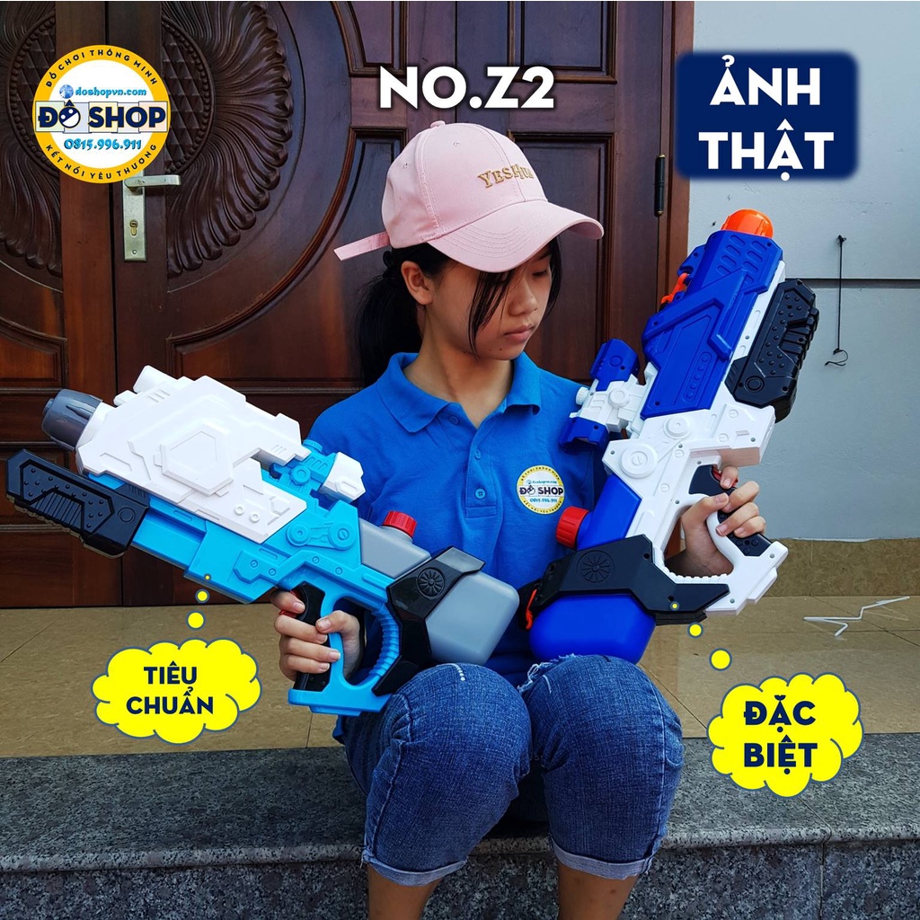 Đồ Chơi Súng Nước Cỡ Lớn Áp Lực Mạnh Z2 Dành Cho Bé - Đô Shop