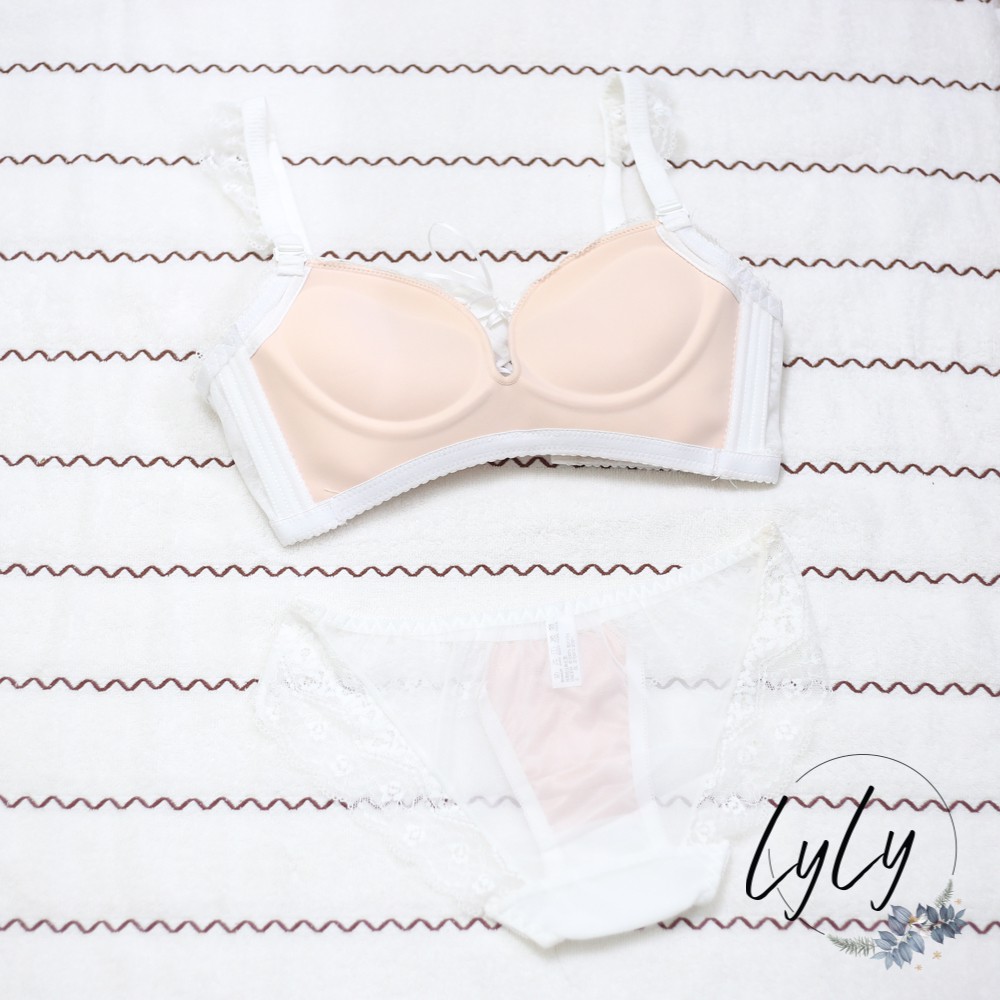 Bộ đồ lót ren nữ đệm dày Lyly BL035 siêu nâng siêu đẩy mềm và êm tạo khe