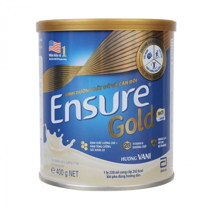 Sữa bột Ensure Gold hương Vani 400g