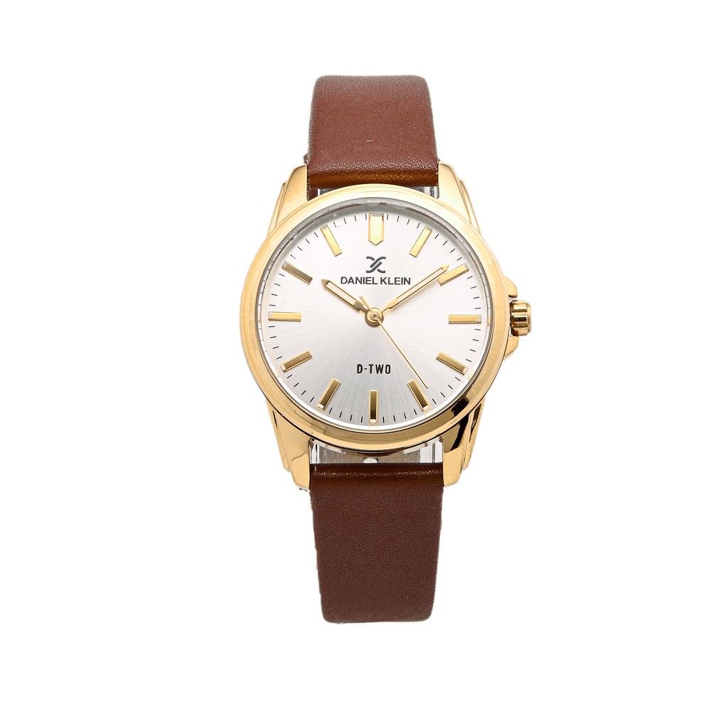 Đồng hồ nữ Daniel Klein D-TWO Brown-Gold DK6236 - Lamy watch
