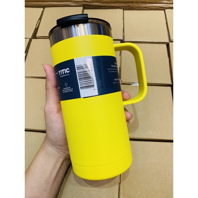 [HCM GIAO NHANH 1-2H] Ly / Cốc Giữ Nhiệt Rtic USA 16oz Bằng Thép Không Gỉ - Rtic 16oz Travel Coffee Cup