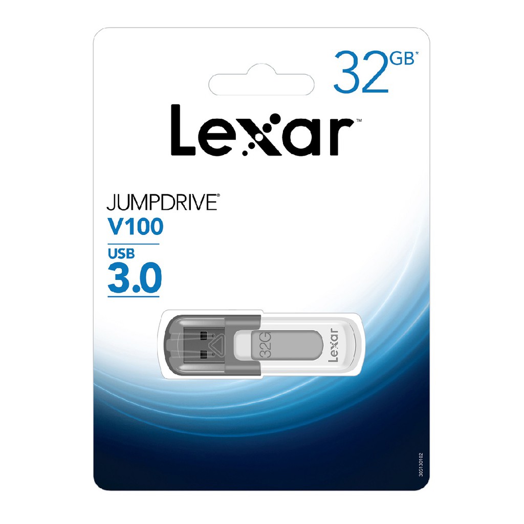 USB 3.0 Lexar 32GB JumpDrive V100 (Trắng) - Hàng Chính Hãng | BigBuy360 - bigbuy360.vn