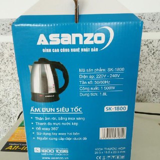 ẤM ĐUN SIÊU TỐC ASANZO