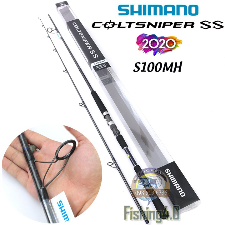 CẦN CÂU SHIMANO COLTSNIPER SS S100MH - NEW 2020 - KHOEN FUJI ALCONITE KIỀNG XÁM KHÓI - CÔNG NGHỆ CARBON XOẮN X MỚI NHẤT