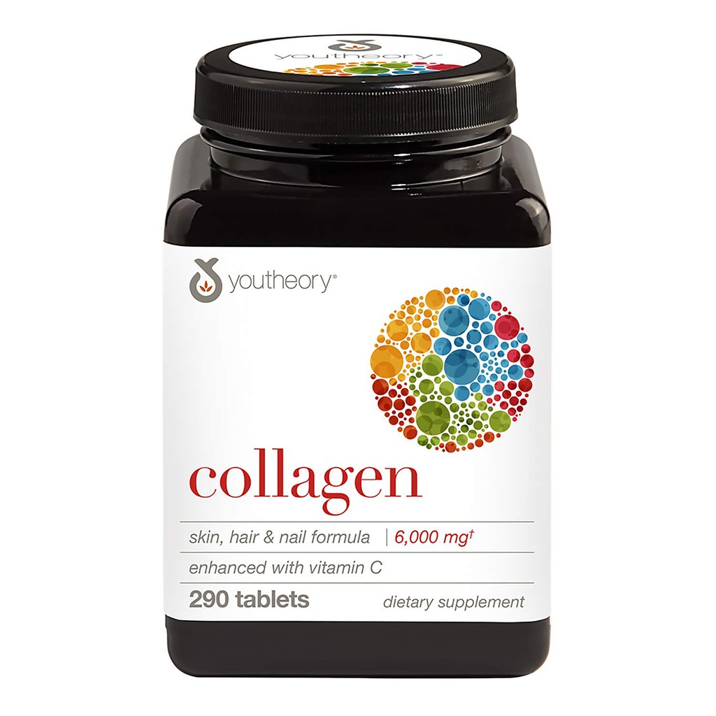 [USA] ✅ Collagen Youtheory  Advanced 290 Viên collagen Type 1,2&3