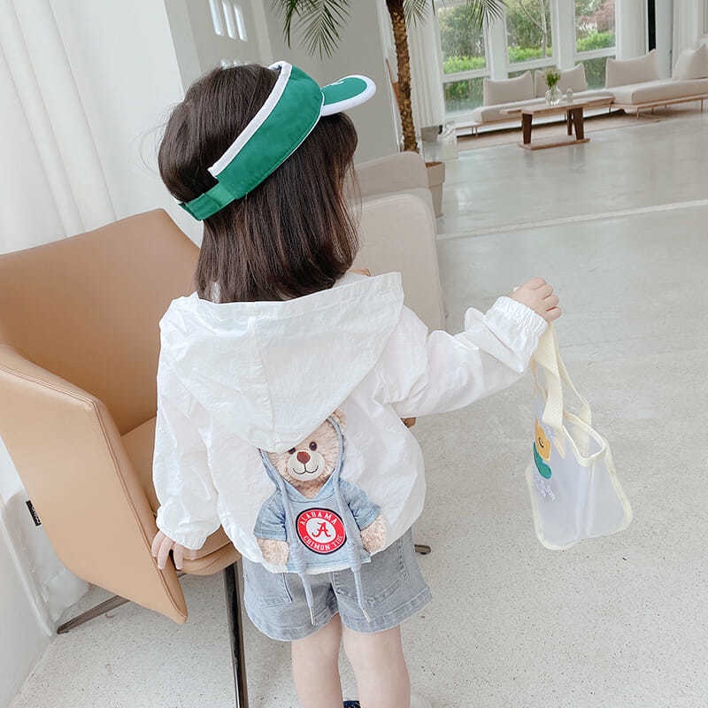 Áo khoác chống nắng thoáng khí thiết kế mới thời trang mùa hè dành cho bé gái