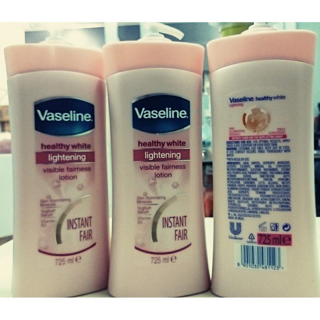 Sữa Dưỡng Thể Vaseline Mỹ 725ml - Hồng Instant Fair