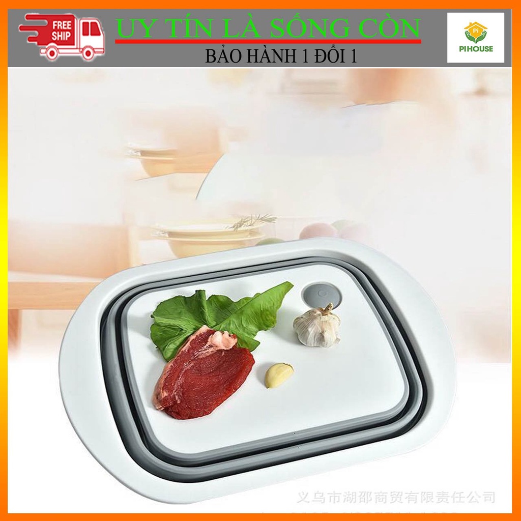 Chậu kèm thớt đa năng 2 in 1 tiện lợi sử dụng trong nhà bếp