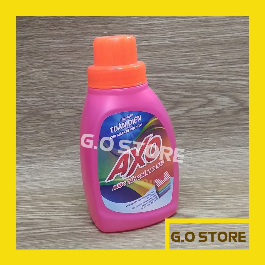 Nước tẩy quần áo màu AXO Hương Hoa Đào 400ml