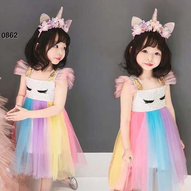 Váy cầu vồng ngựa pony