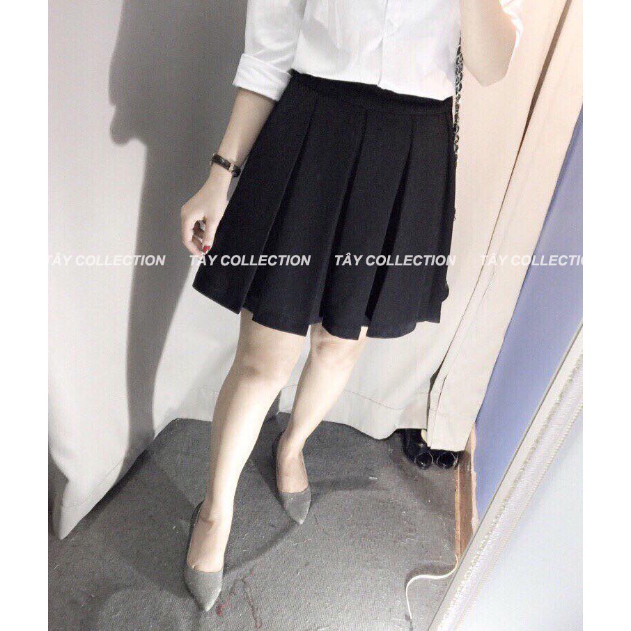 Chân Váy Xếp Ly Dáng Ngắn Có Quần Trong, Vải Dày Dặn, May Kĩ, Mặc Đẹp Tôn Dáng CV30