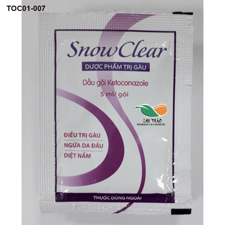 Snowclear hộp 50 gói dầu gội gàu chính hãng giá sỉ