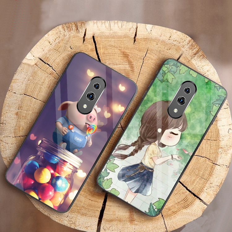 Ốp Lưng OPPO K3, REALME X mặt kính cường lực cao cấp
