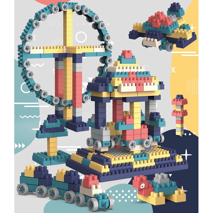 Bộ đồ chơi lắp ráp 520 chi tiết