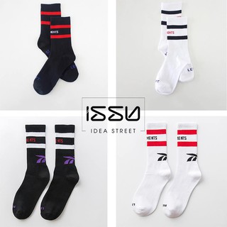 Tất Vetements Rebook Cổ Sọc Ngang | Vetements Crew Socks