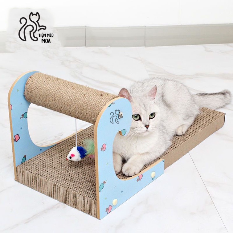 Cào móng chữ cái cho mèo - Đồ chơi cho mèo - Tiệm Mèo Moa