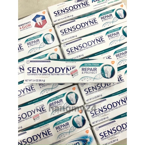 [Hàng Mỹ] Kem đánh răng Sensodyne Repair and Protect 96,4g