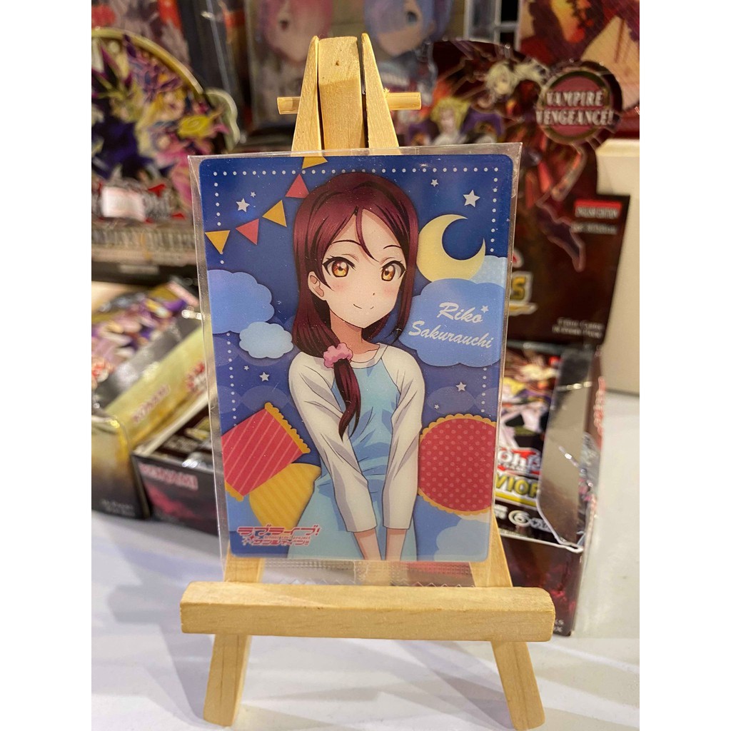 Thẻ bài sưu tầm bánh xốp Idol Love Live LL 63 - Tặng bọc bài nhựa bảo quản