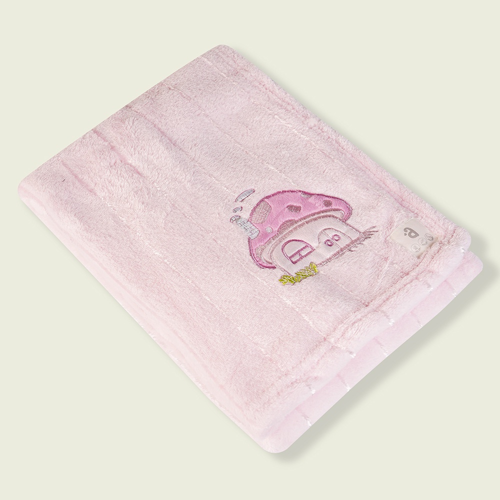 Chăn bông cho bé Animo hình nấm K126-6048 - Hồng
