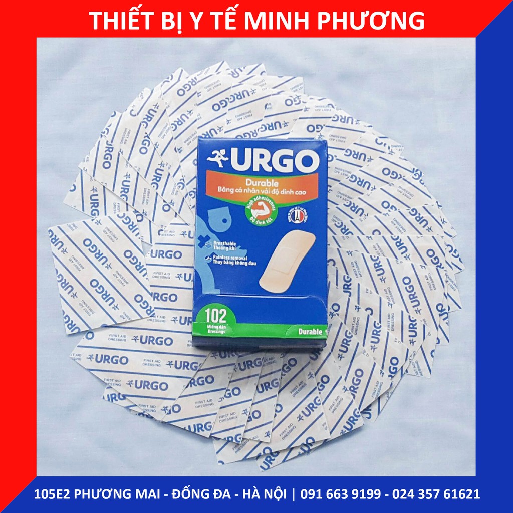 Băng keo cá nhân URGO không thấm nước tiện dụng