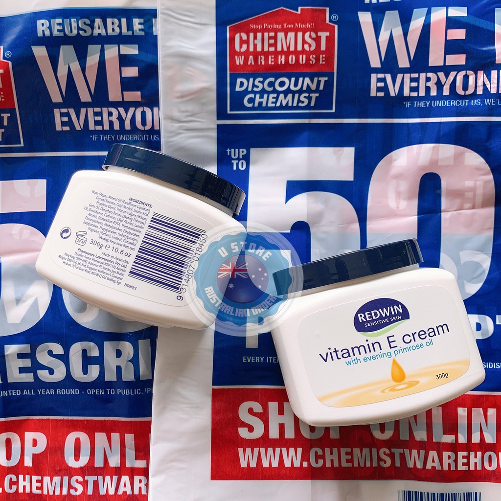 Kem dưỡng da Redwin vitamin E Cream 300g