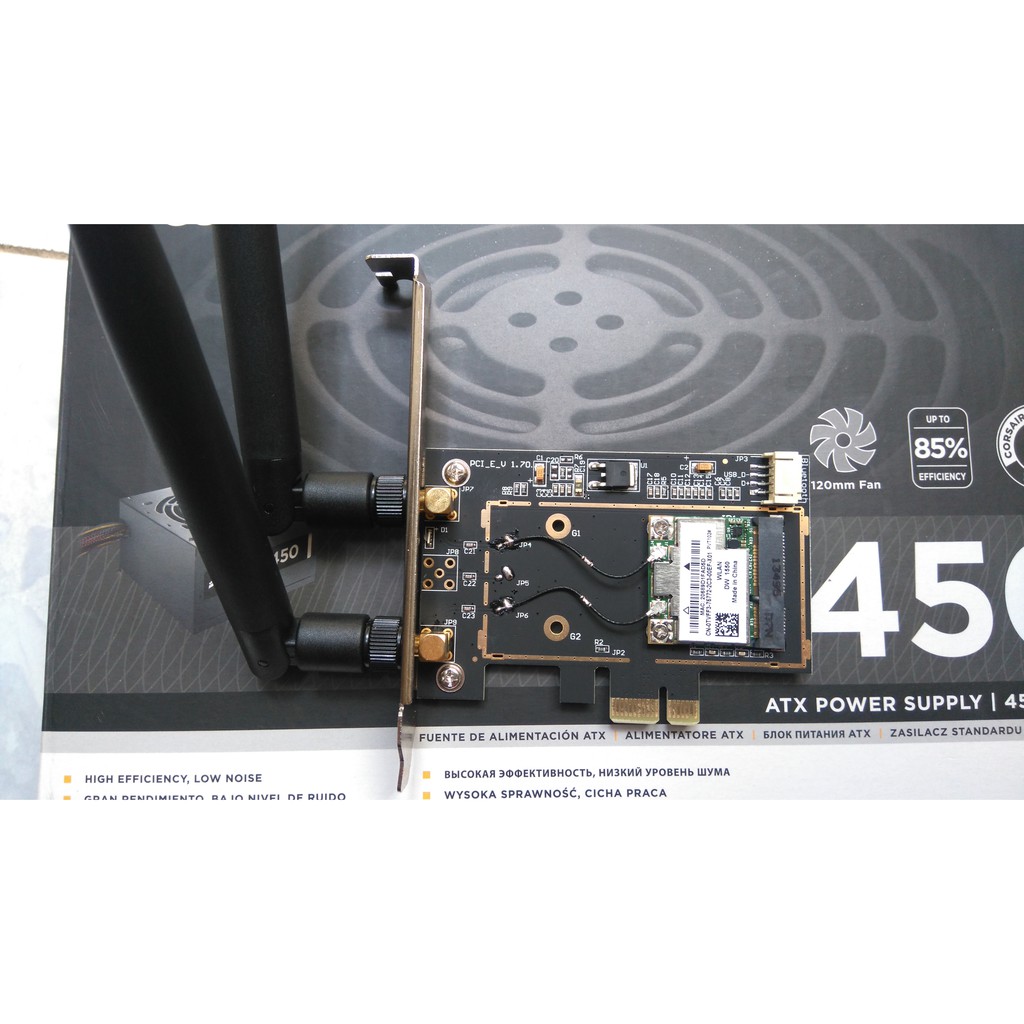 Adapter Chuyển Card WiFi Laptop Thành Card WiFi Máy Bàn (m-pcie / ngff m.2 to PCI-e 1x)