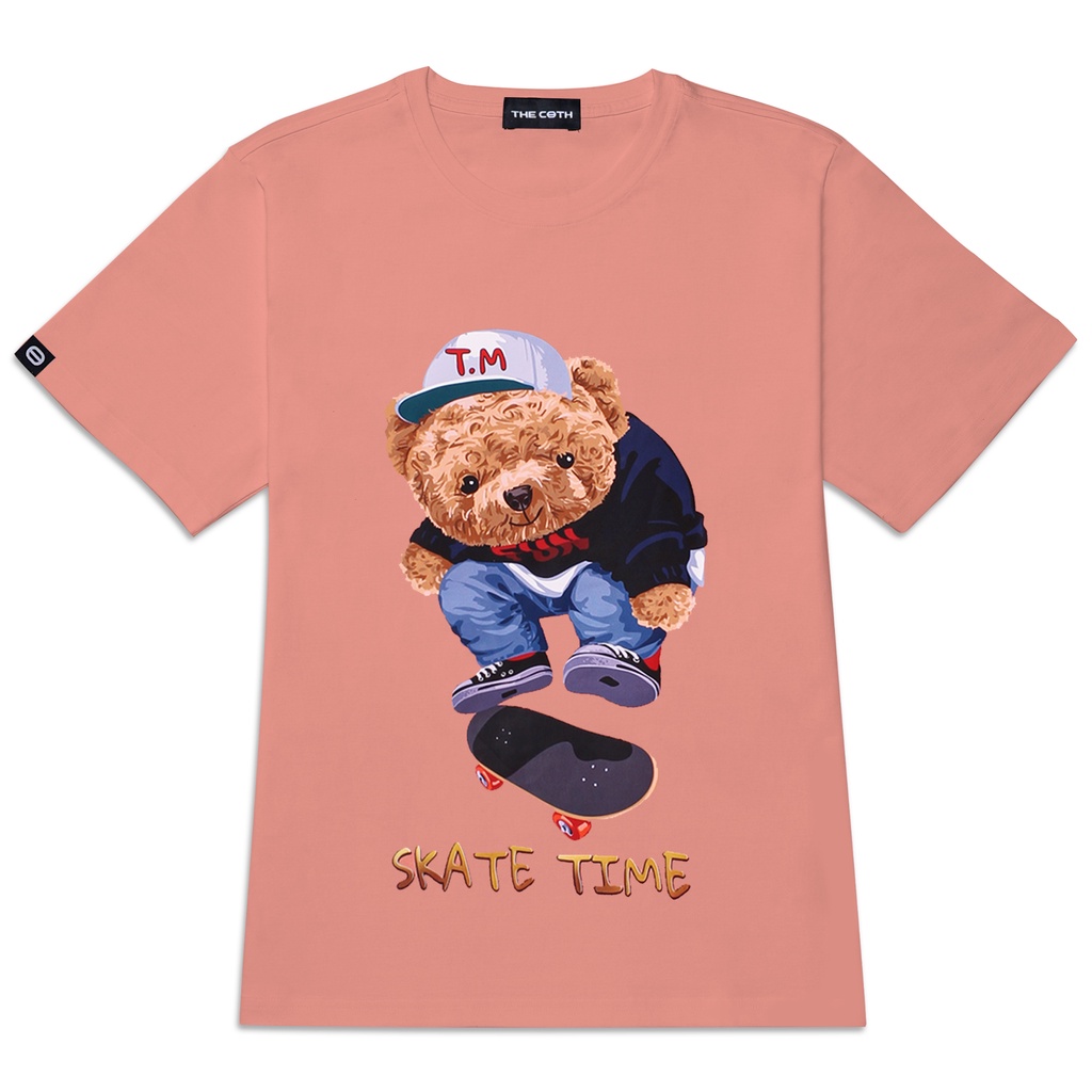 Áo Thun Nữ in hình Gấu cực đẹp, chất liệu cotton mặc mát mẻ thoải mái Thương Hiệu The Coth AT2F2016