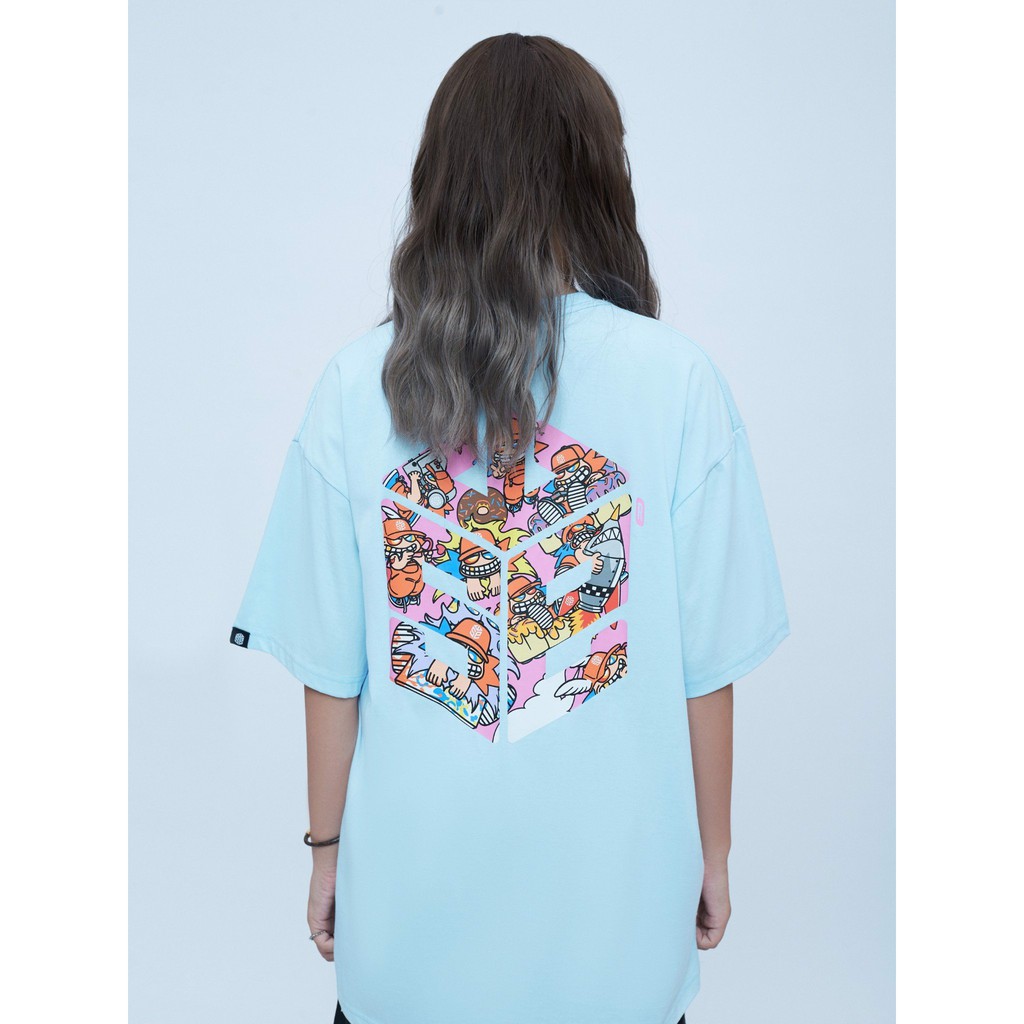 ÁO THUN SWE BIG LOGO MOZZIE tee 3 màu đen / xanh / trắng unisex streetwear local brand