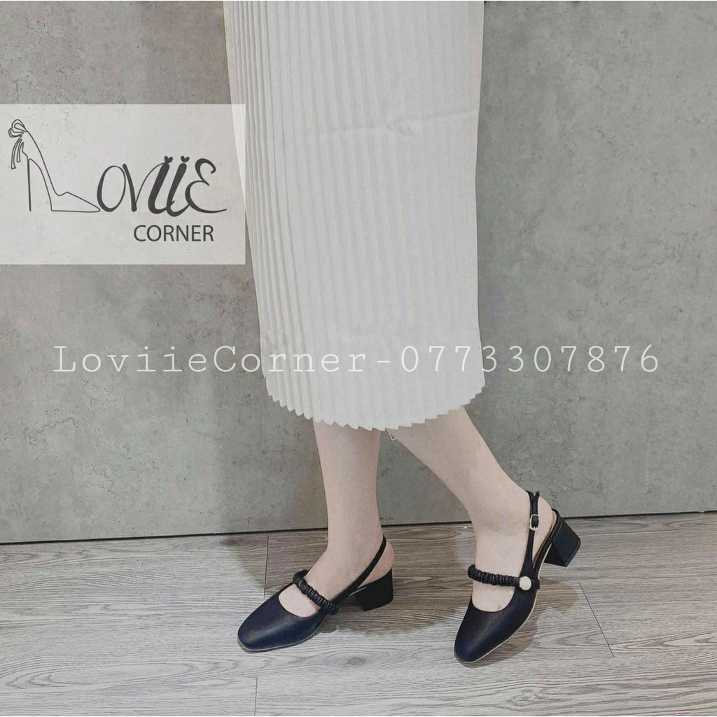 GIÀY CAO GÓT NỮ LOVIIECORNER - GIÀY BÍT MŨI THỜI TRANG - SANDAL BÍT MŨI - G211125
